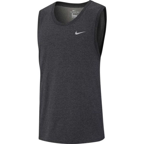Nike DRY TANK DFC SOLID tmavě šedá XL - Pánské tílko Nike