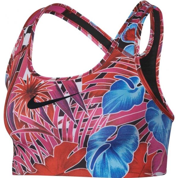 Nike SWOOSH HYP FM BRA růžová S - Dámská sportovní podprsenka Nike