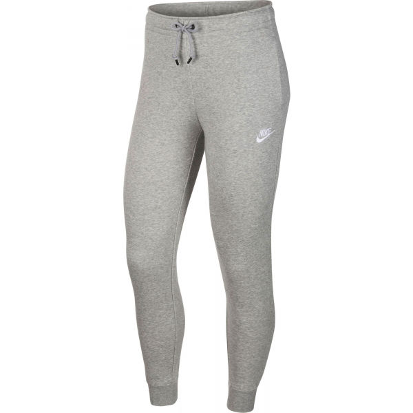 Nike NSW ESSNTL PANT REG FLC W šedá L - Dámské kalhoty Nike