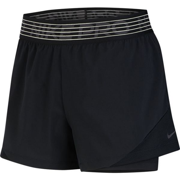 Nike FLX 2IN1 SHORT WVN ESSNT W černá M - Dámské šortky Nike