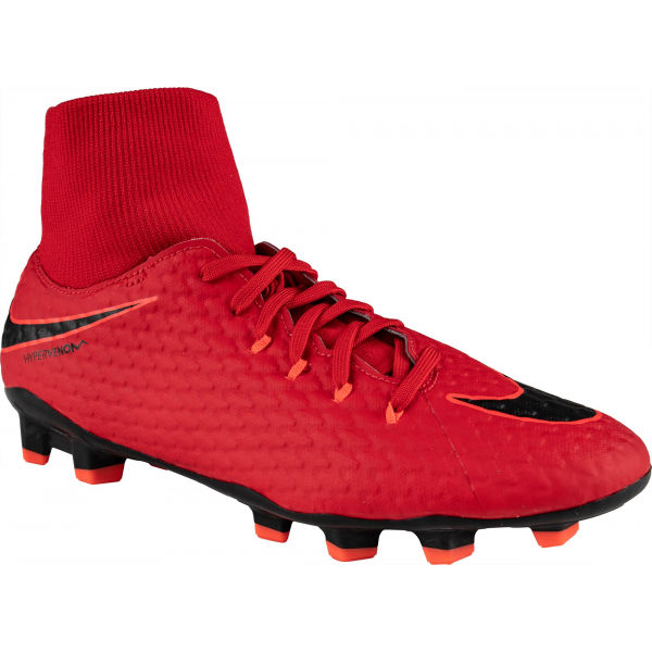Nike HYPERVENOM PHELON III DYNAMIC FIT FG červená 10 - Pánské lisovky Nike