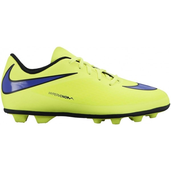 Nike JR HYPERVENOM PHADE FG-R žlutá 4.5Y - Dětské lisovky Nike