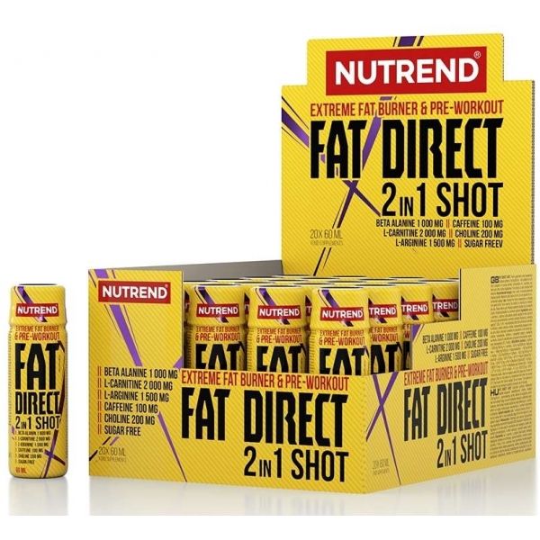 Nutrend FAT DIRECT SHOT  NS - Spalovač tuků Nutrend