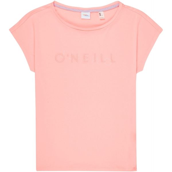 O'Neill LW ESSENTIALS LOGO T-SHIRT světle růžová M - Dámské triko O'Neill