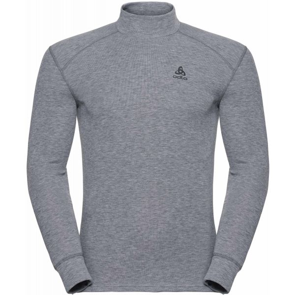 Odlo BL TOP TURTLE NECK L/S ACTIVE WARM šedá L - Pánský rolák Odlo