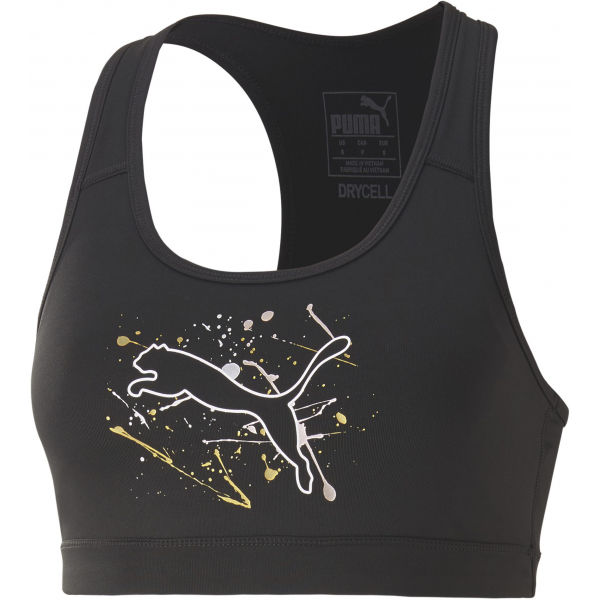 Puma 4KEEPS BRA M černá M - Dámská sportovní podprsenka Puma