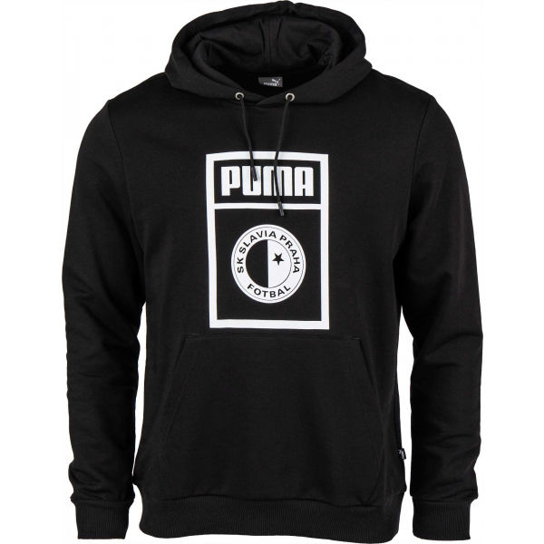 Puma SLAVIA PRAGUE GRAPHIC HOODY černá XXL - Pánská mikina Puma