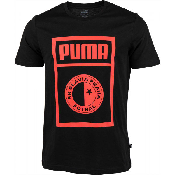 Puma SLAVIA PRAGUE GRAPHIC TEE bílá XXL - Pánské triko Puma