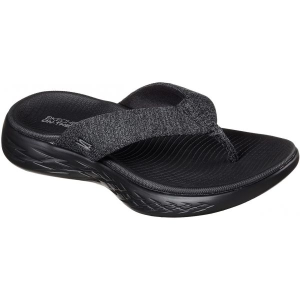 Skechers ON THE GO 600 GLISTEN černá 36 - Dámské žabky Skechers
