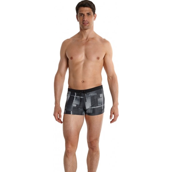 Speedo SPEEDREPEAT VALMILTON AQUASHORT šedá 4 - Pánské plavky Speedo