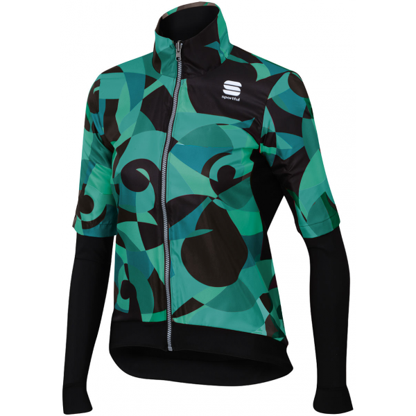 Sportful PRIMAVERA SWIT THERM zelená M - Dámská oboustranná bunda Sportful