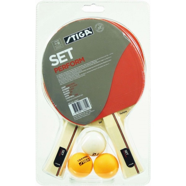 Stiga PERFORM SET červená  - Set na stolní tenis Stiga