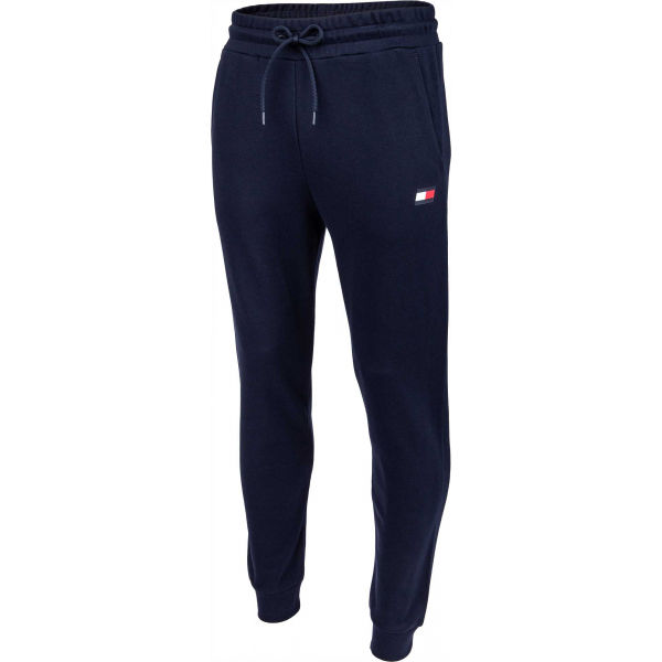 Tommy Hilfiger CUFF FLEECE JOGGER tmavě modrá M - Pánské tepláky Tommy Hilfiger