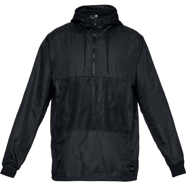 Under Armour SPORTSTYLE LONGLINE ANORAK černá S - Pánská bunda Under Armour
