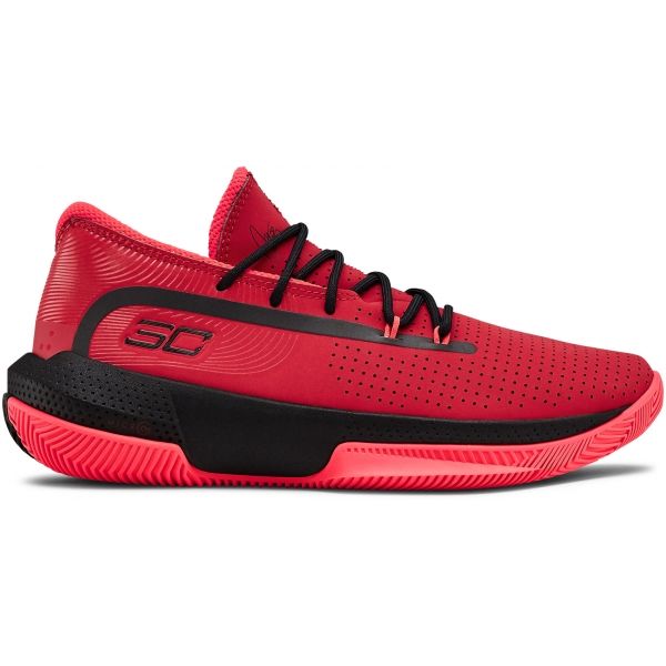 Under Armour GS SC 3ZER0 III červená 5.5 - Dětská basketbalová obuv Under Armour