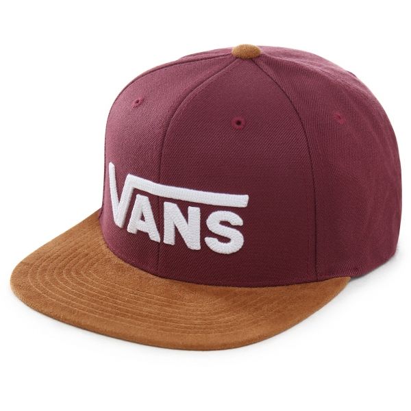 Vans MN DROP V II SNAPBACK vínová UNI - Pánská kšiltovka Vans