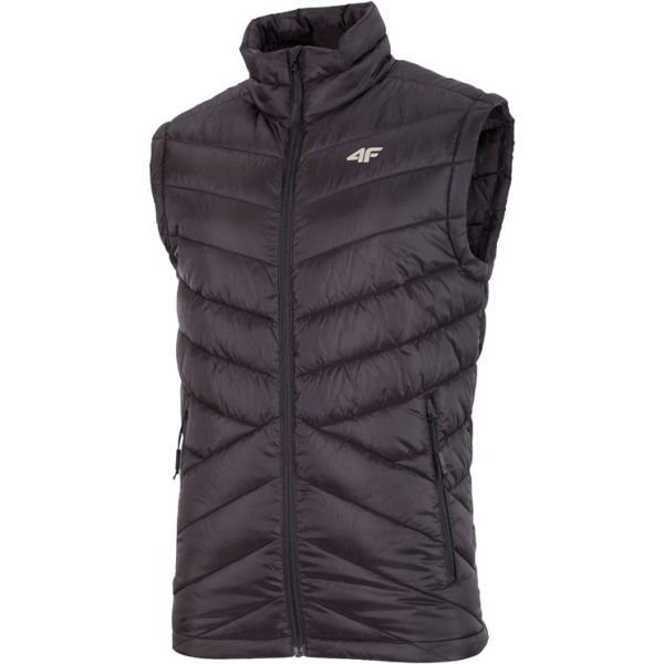 4F MEN´S JACKET černá L - Pánská péřová vesta 4F