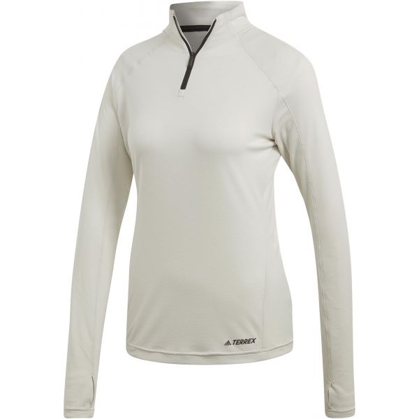 adidas W TRACERO 1/2 LS bílá 40 - Dámská lehká bunda adidas