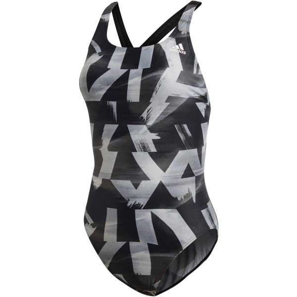 adidas ATHLY X GRAPHIC SWIMSUIT černá 38 - Dámské plavky adidas