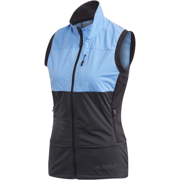 adidas W XPERIOR VEST modrá S - Dámská outdoorová vesta adidas