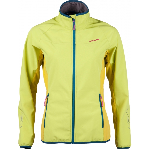 Arcore DARLING žlutá XL - Dámská softshellová bunda Arcore