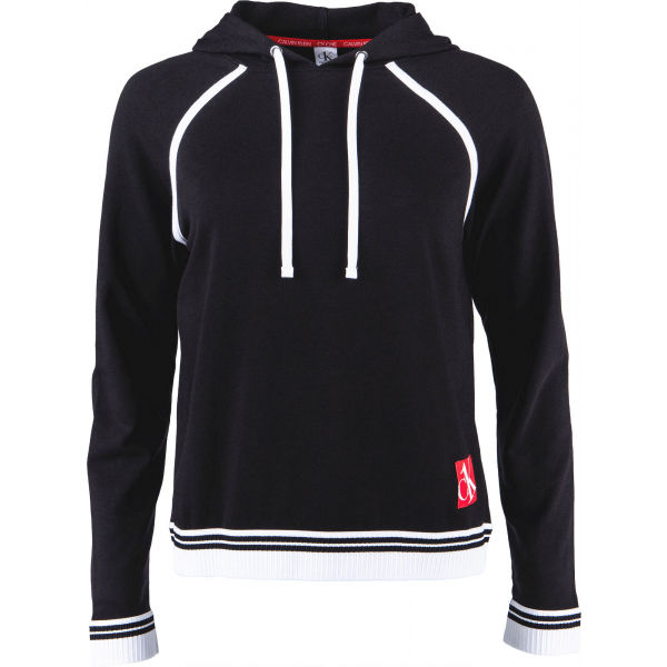 Calvin Klein L/S HOODIE  XS - Dámská mikina Calvin Klein