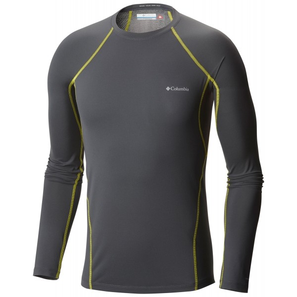 Columbia MIDWEIGHT LS TOP M šedá XL - Pánské funkční triko Columbia