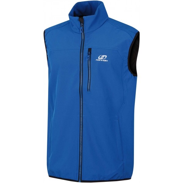 Hannah BUTTON modrá S - Pánská softshellová vesta Hannah