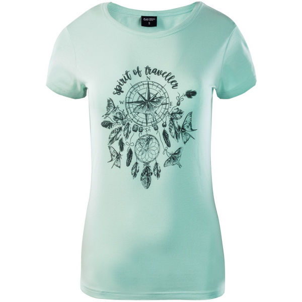 Hi-Tec LADY EBERRY světle zelená L - Dámské triko Hi-Tec