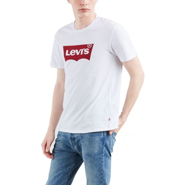 Levi's GRAPHIC SET-IN NECK bílá M - Pánské tričko Levi's