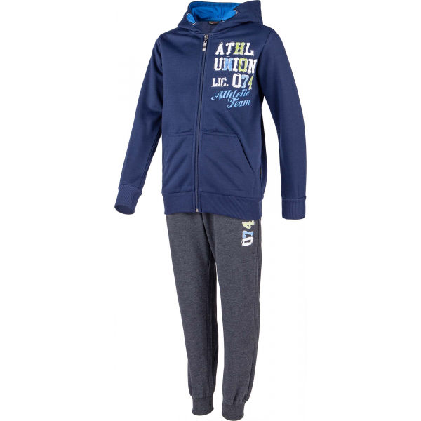 Lewro SHANON modrá 116-122 - Dětská tepláková souprava Lewro