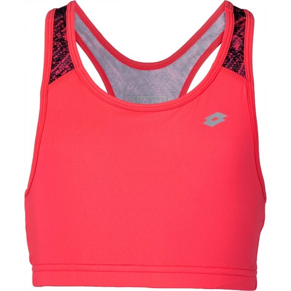 Lotto CASIA červená 152-158 - Dívčí sportovní podprsenka Lotto