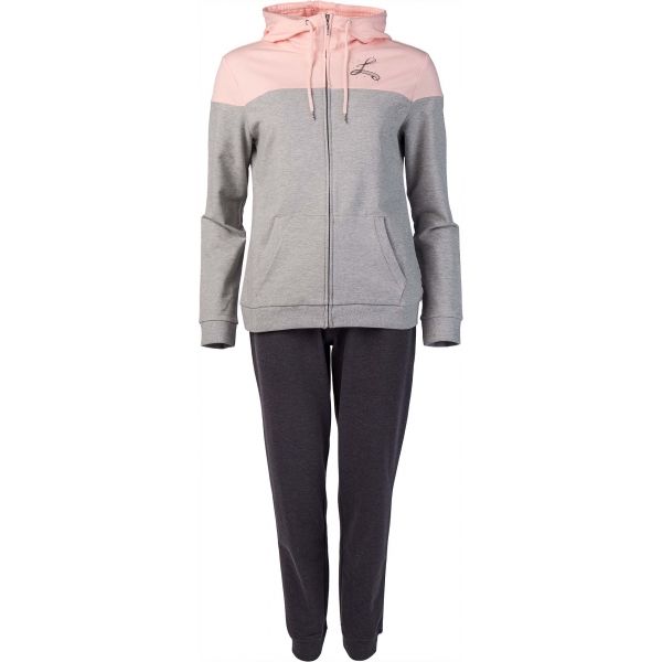 Lotto L73 SUIT MEL RIB HD FT W šedá M - Dámská souprava Lotto