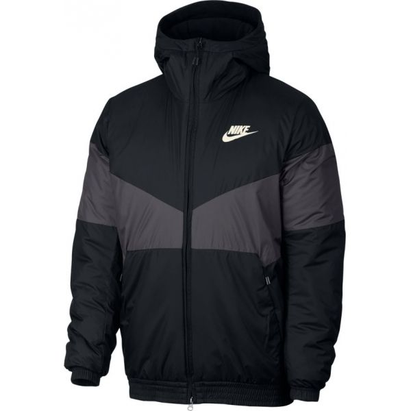 Nike NSW SYN FILL JKT HD černá L - Pánská zateplená bunda Nike