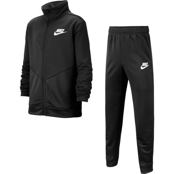 Nike NSW CORE TRK STE PLY FUTURA B černá M - Chlapecká sportovní souprava Nike