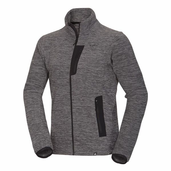 Northfinder KEVON šedá XL - Pánská mikina Northfinder