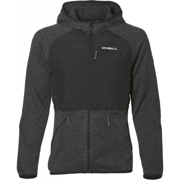 O'Neill PM PISTE HOODIE BAFFLE FLEECE černá L - Pánská bunda O'Neill