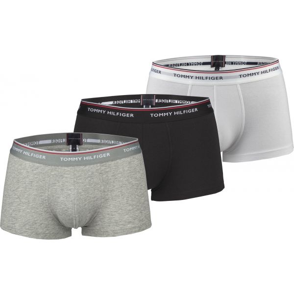 Tommy Hilfiger 3P LR TRUNK černá L - Pánské boxerky Tommy Hilfiger