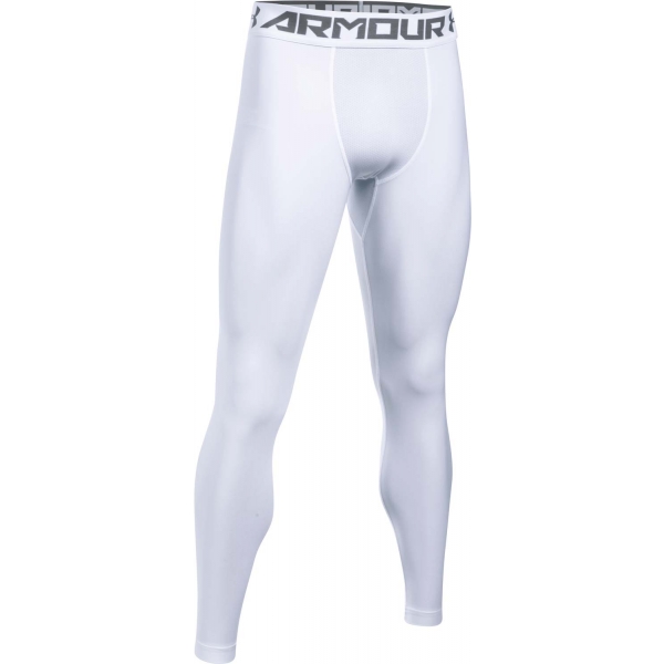 Under Armour HG ARMOUR 2.0 LEGGING bílá XL - Pánské kompresní legíny Under Armour