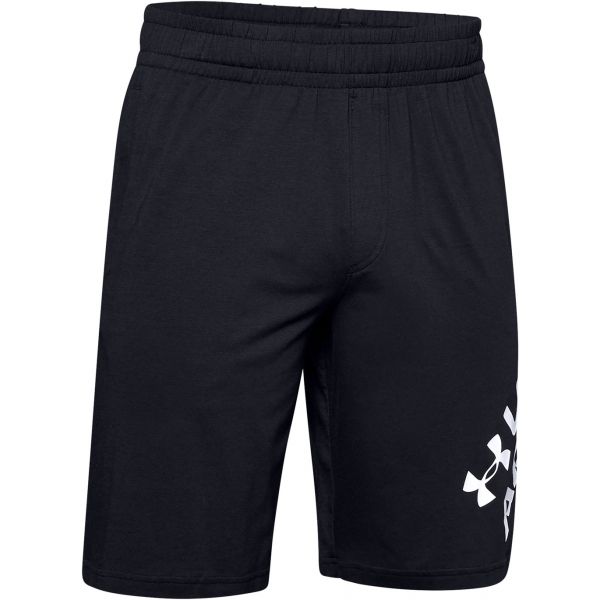 Under Armour SPORTSTYLE COTTON WORDMARK LOGO SHORT černá XL - Pánské kraťasy Under Armour