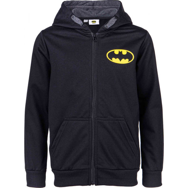 Warner Bros HERO JNR BAT černá 152-158 - Chlapecká mikina Warner Bros