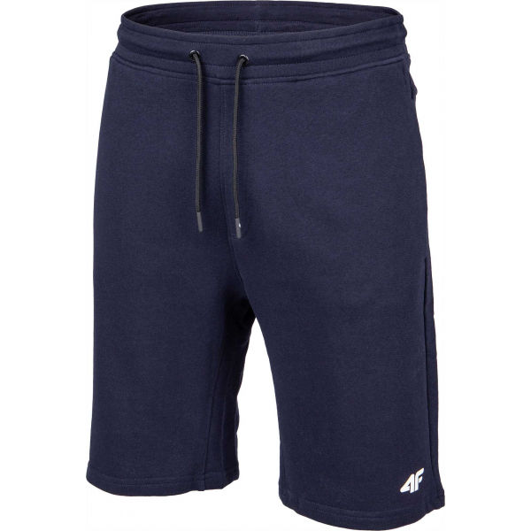 4F MENS SHORTS modrá L - Pánské teplákové kraťasy 4F