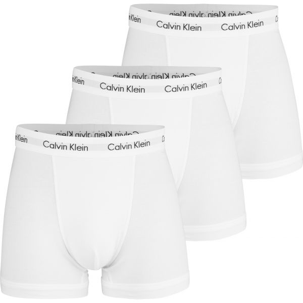Calvin Klein 3P TRUNK bílá XL - Pánské boxerky Calvin Klein
