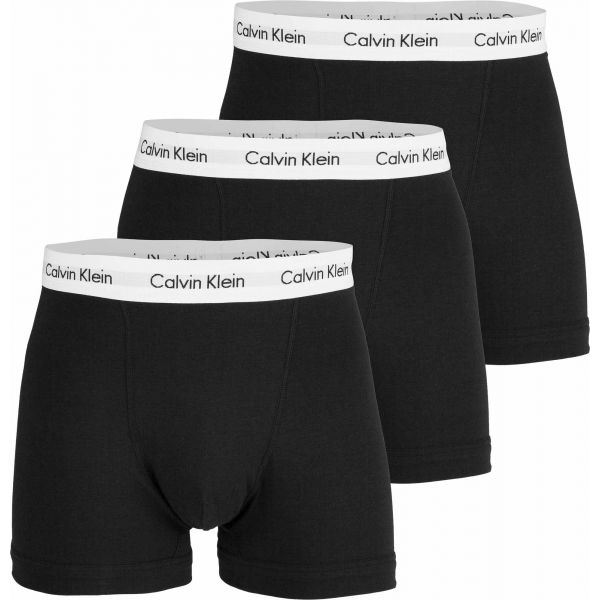 Calvin Klein 3P TRUNK černá M - Pánské boxerky Calvin Klein