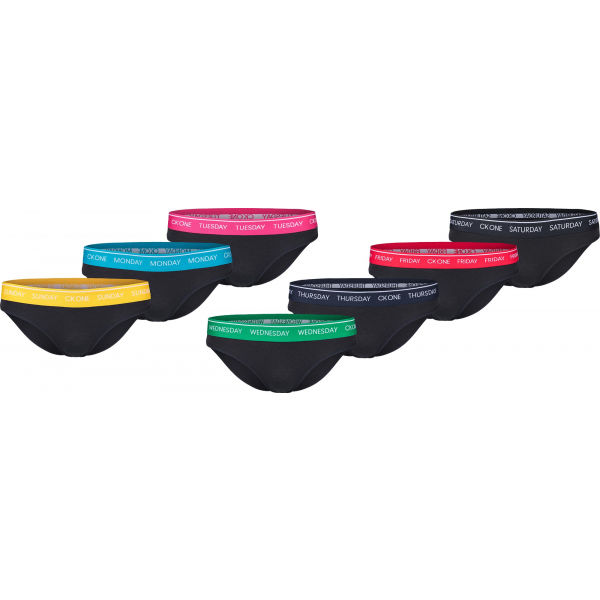 Calvin Klein BIKINI 7PK  S - Dámské kalhotky Calvin Klein