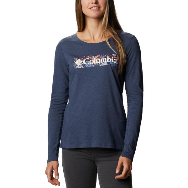 Columbia BLUSTERY PEAK LS TEE  L - Dámské triko Columbia