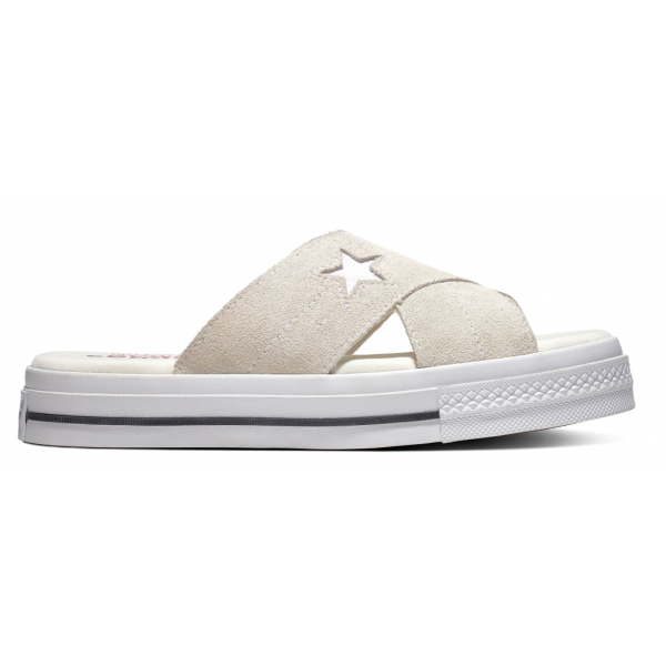 Converse ONE STAR SANDAL béžová 40 - Dámské pantofle Converse