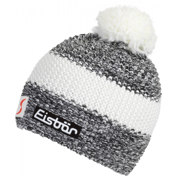 Eisbär STYLER POMPON SP bílá UNI - Zimní čepice s bambulí Eisbär