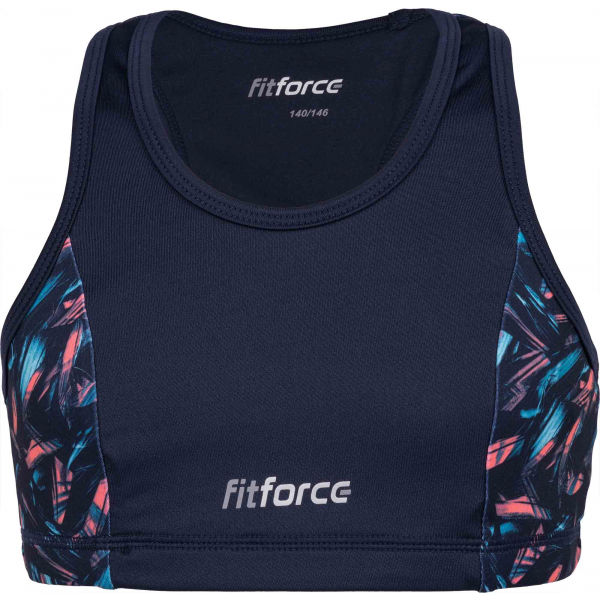 Fitforce REDONDA  140-146 - Dívčí fitness podprsenka Fitforce