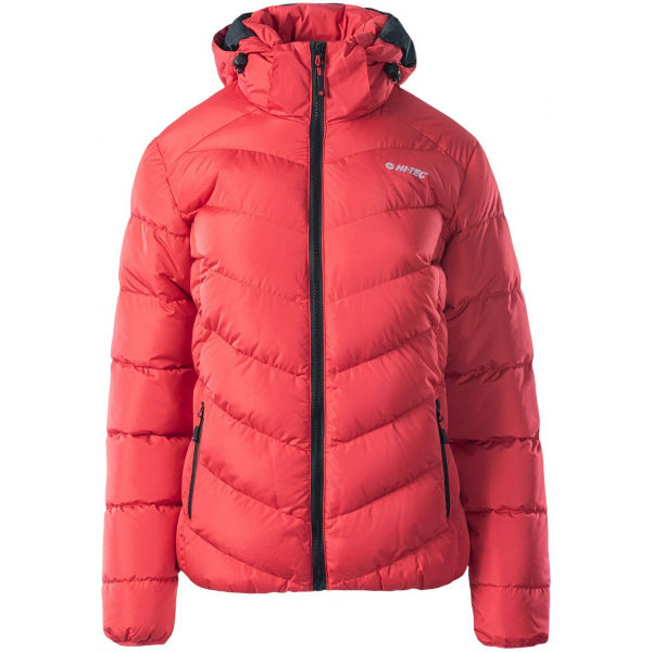 Hi-Tec LADY FISA červená XS - Dámská prošívaná bunda Hi-Tec
